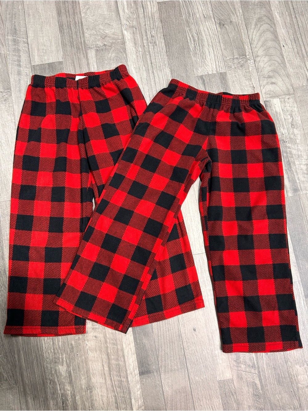 Wondershop Red Buffalo Checkered Fleece Pajama Pants 4